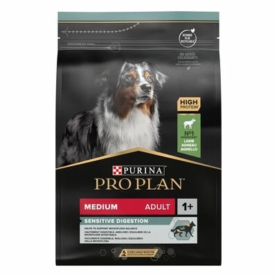 Purina Pro Plan Dog Adult Medium Sensitive Digestion Lamb Сухий корм з ягням для дорослих собак середніх порід із чутливим травленням