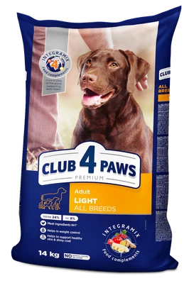 Клуб 4 Лапи Adult All Breeds Light - сухий корм для дорослих собак схильних до ожиріння (контроль ваги)