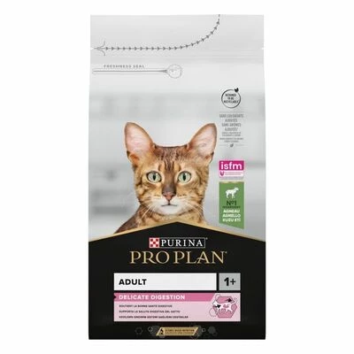 Purina Pro Plan Cat Adult Delicate Digestion Lamb Сухий корм для дорослих котів з чутливим травленням та вибагливих до їжі з ягням