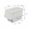 Контейнер для зберігання 45.5х28.5х31см Білий SW-00002421 - 24