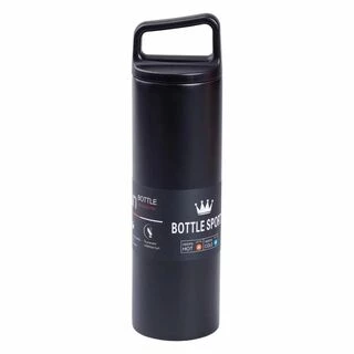 Термос металевий 500 мл Bottle Sport з вакуумною ізоляцією  чорний HPGM5009B