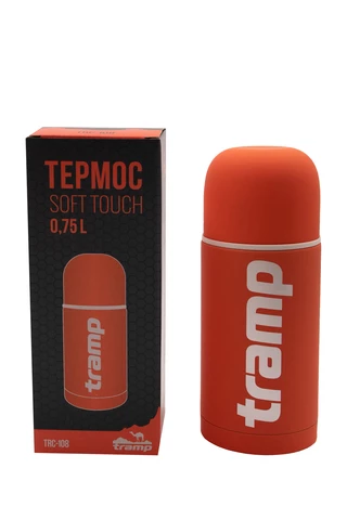 Термос TRAMP Soft Touch 0,75 л, Помаранчевий