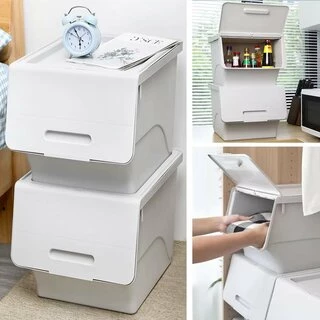 Контейнер для зберігання 45.5х28.5х31см Білий SW-00002421