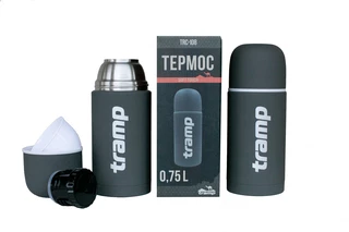Термос TRAMP Soft Touch 0,75 л, Сірий