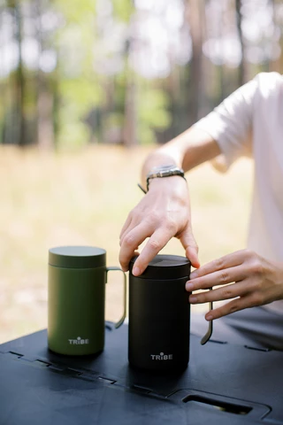 Чашка-термос Tribe Adventure Mug 450 мл T-FA-0032, black