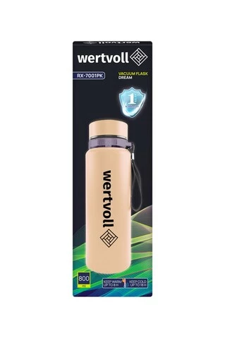 Термос WERTVOLL "DREAM" 800 мл SS Digital Sensor t &deg;C рожевий RX-7001PK