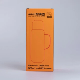 Термос Vacuum з датчиком температури на 820 мл помаранчевий HP-14-55O