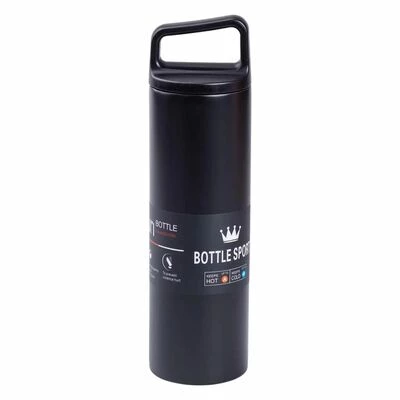Термос металевий 500 мл Bottle Sport з вакуумною ізоляцією  чорний HPGM5009B