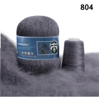 Пух норки 804 т.сірий