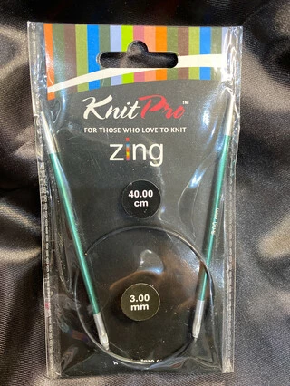 47065 Спиці кругові Zing 40 см, 3.00 мм