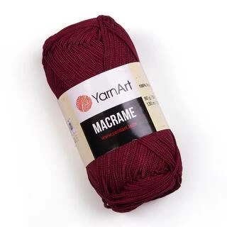 Макраме 145 бордовий