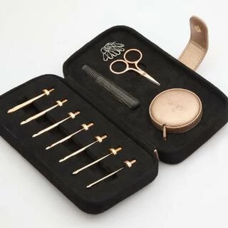 30981 Набір  дерев'яних ручки та в'язальних гачків Oasis Rose Gold