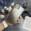 Матовий чохол MagSafe мінімалістичний дизайн захист і стиль Lume Case для iPhone 15 Silver - 2