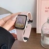 Силіконовий ремінець з магнітною застібкою для Apple Watch 42|44|45|46|49mm Pink Sand - 2