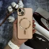 Чохол глянцевий силікон з Magsafe для iPhone 15 Pink Sand - 2