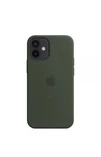 Чохол Silicone case OEM A Без MagSafe для iPhone 12 Pro Max Forest Green - 1