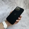 Чохол з силікону і покриттям Soft Touch мікрофібра для iPhone 15 Pro Max Black - 2