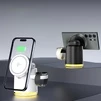 Магнітна бездротова зарядна станція 3 в 1 для iPhone Apple Watch та AirPods 15w White - 3