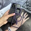 Чохол протиударний з магнітом Avengare Gase NEW MagSafe для iPhone 13 Pro Max Purple - 1