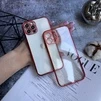 Гальванічний прозорий чохол Galvanic Full для iPhone 12 mini Red - 2