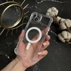 Чохол протиударний з кутами і Magsafe для iPhone 14 Plus Прозорий - 2