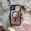 Чохол притиударний Avengare armour Magsafe для iPhone 12 Purple - 1