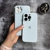 Чохол Silicone Case FULL 360 для iPhone 15 Pro Mist Blue - 4