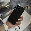 Чохол шкіряний Luxury leather case з магнітом MagSafe для iPhone 15 Plus Black - 2