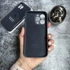 Чохол Silicone Case FULL 360 для iPhone 12 Pro Navy blue - 3