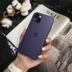 Чохол скляний матовий з захистом камери Matte AG-Glass для iPhone 14 Purple - 2