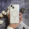 Матовий чохол MagSafe мінімалістичний дизайн захист і стиль Lume Case для iPhone 14 Plus White - 1