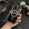 Чохол силіконовий з блискітками MagSafe для iPhone 15 Pro Silver - 2