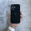 Чохол з силікону і покриттям Soft Touch мікрофібра для iPhone 16 Black - 1