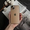 Чохол матовий імітація скла Desert Titanium для iPhone 15 Plus Dark Gold - 1
