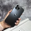 Чохол скляний матовий з захистом камери Matte AG-Glass для iPhone 11 Black - 2