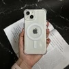 Чохол протиударний з кутами і Magsafe для iPhone 15 Plus Прозорий - 3