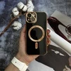 Чохол глянцевий силікон з Magsafe для iPhone 15 Black - 2