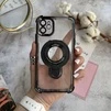Чохол силіконовий ударостійкий з Magsafe і підставкою для iPhone 11 Black - 2