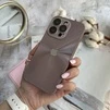Чохол імітація скла Laser Disco case 3D logo для iPhone 13 Pro Lavender - 2