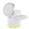 Магнітна бездротова зарядна станція 3 в 1 для iPhone Apple Watch та AirPods 15w White - 1