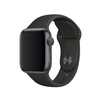Силіконовий ремінець Watch Silicone для Apple Watch 38|40|41|42 (10 series) mm Black - 1