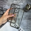 Гальванічний прозорий чохол Galvanic Full для iPhone 12 Pro Max Black - 1