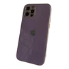 Чохол скляний glass case Lux для iPhone 12 Pro Maroon - 1