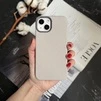 Чохол шкіряний Luxury leather case з магнітом MagSafe для iPhone 14 Silver - 1