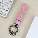 Шкіряний брелок-ремінець для ключів і телефону для Apple Pink