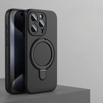 Силіконовий чохол з MagSafe та підставкою для iPhone 14 Black