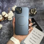 Матовий чохол MagSafe мінімалістичний дизайн захист і стиль Lume Case для iPhone 14 Plus Black