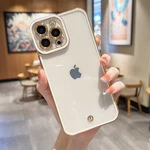 Чохол прозорий силікон Colored boards Case LUX для iPhone 15 Pro White