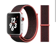 Нейлоновий ремінець Nylon Sport для Apple Watch 38|40|41|42 (10 series) mm Peach