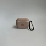 Чохол силіконовий Silicone Case з Logo для Apple AirPods Pro Pink Sand